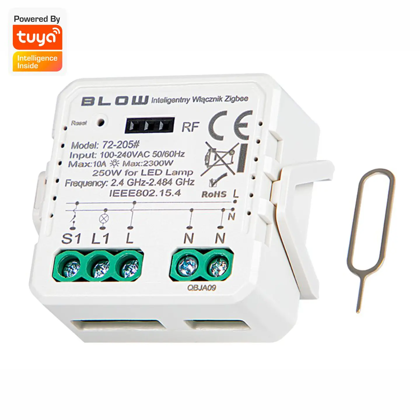 Módulo Relé 1 Canal 2300W 10A WIFI ZIGBEE TUYA 1
