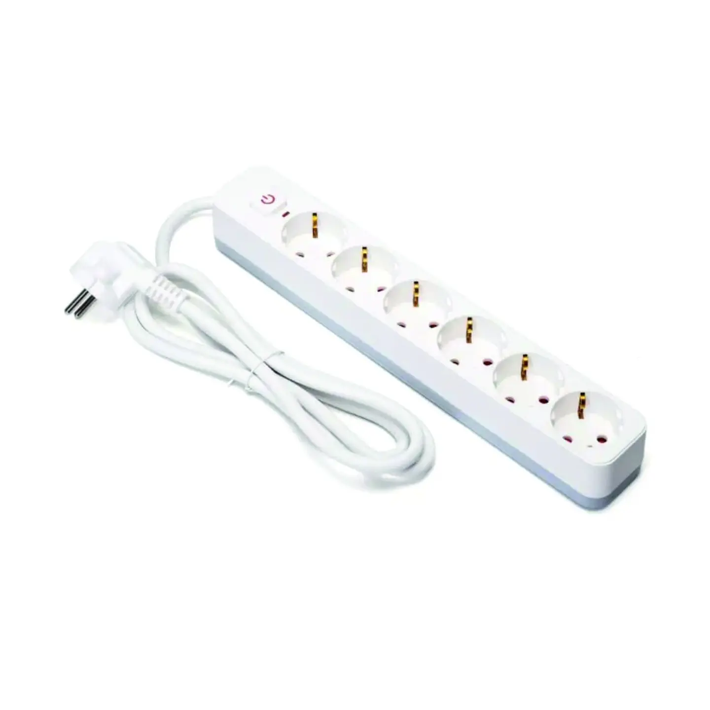 Tomada Elétrica c/ 6 Saídas c/ Interruptor 1.5m 3G1.5 1