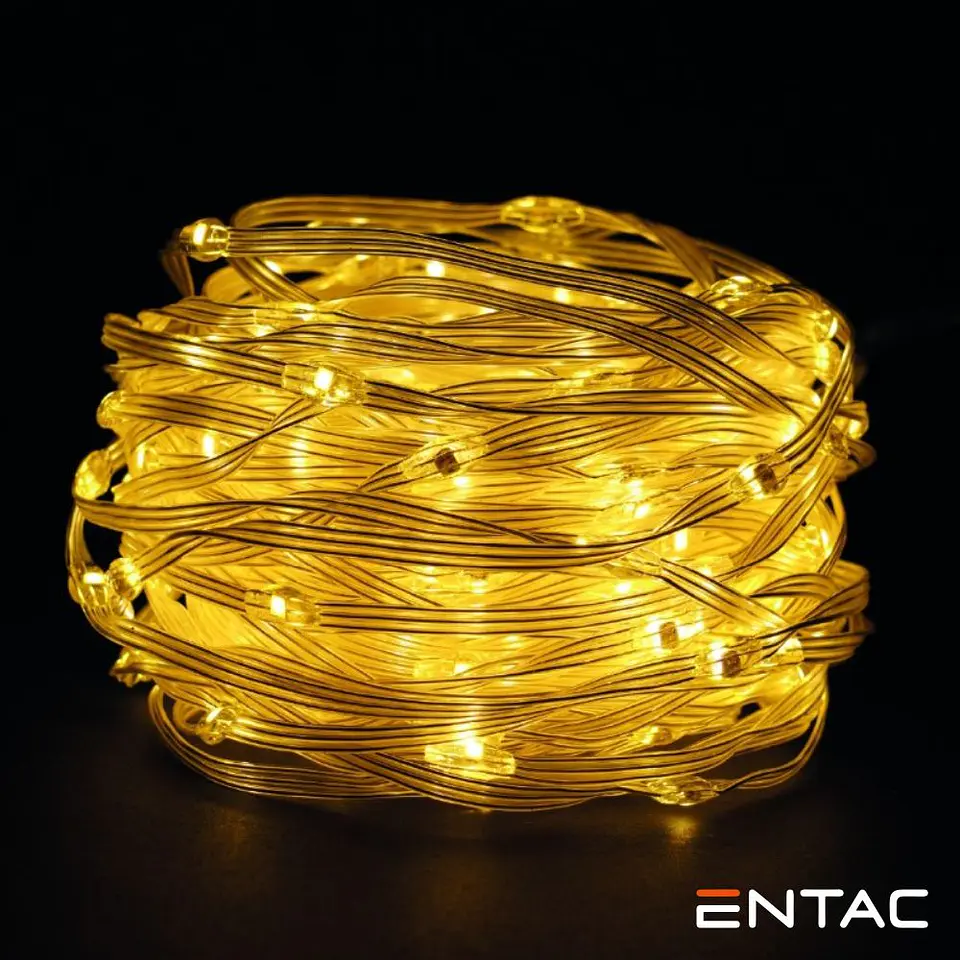 Grinalda 200 Micro LED 3000K 20m ENTAC 1