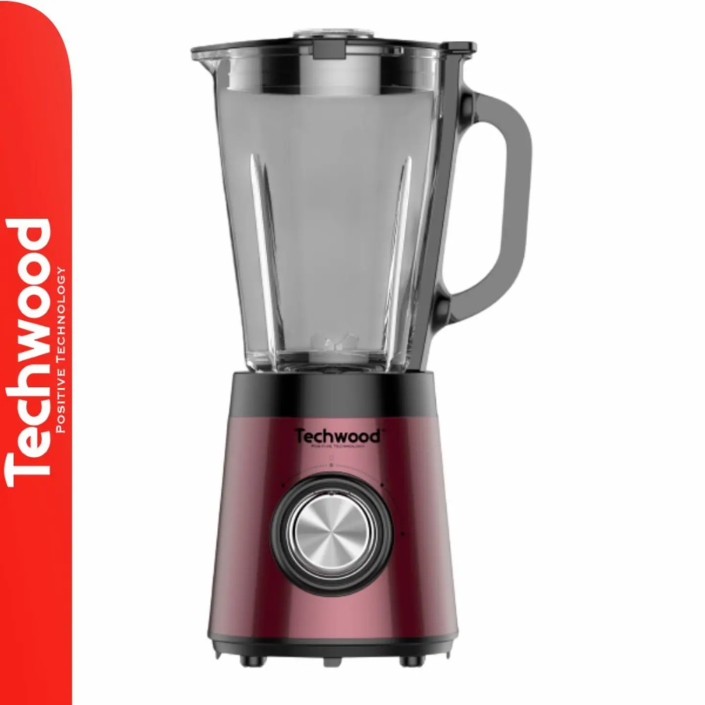 Liquidificador Inox 500W 1.5L C/ Copo Vidro TECHWOOD 1