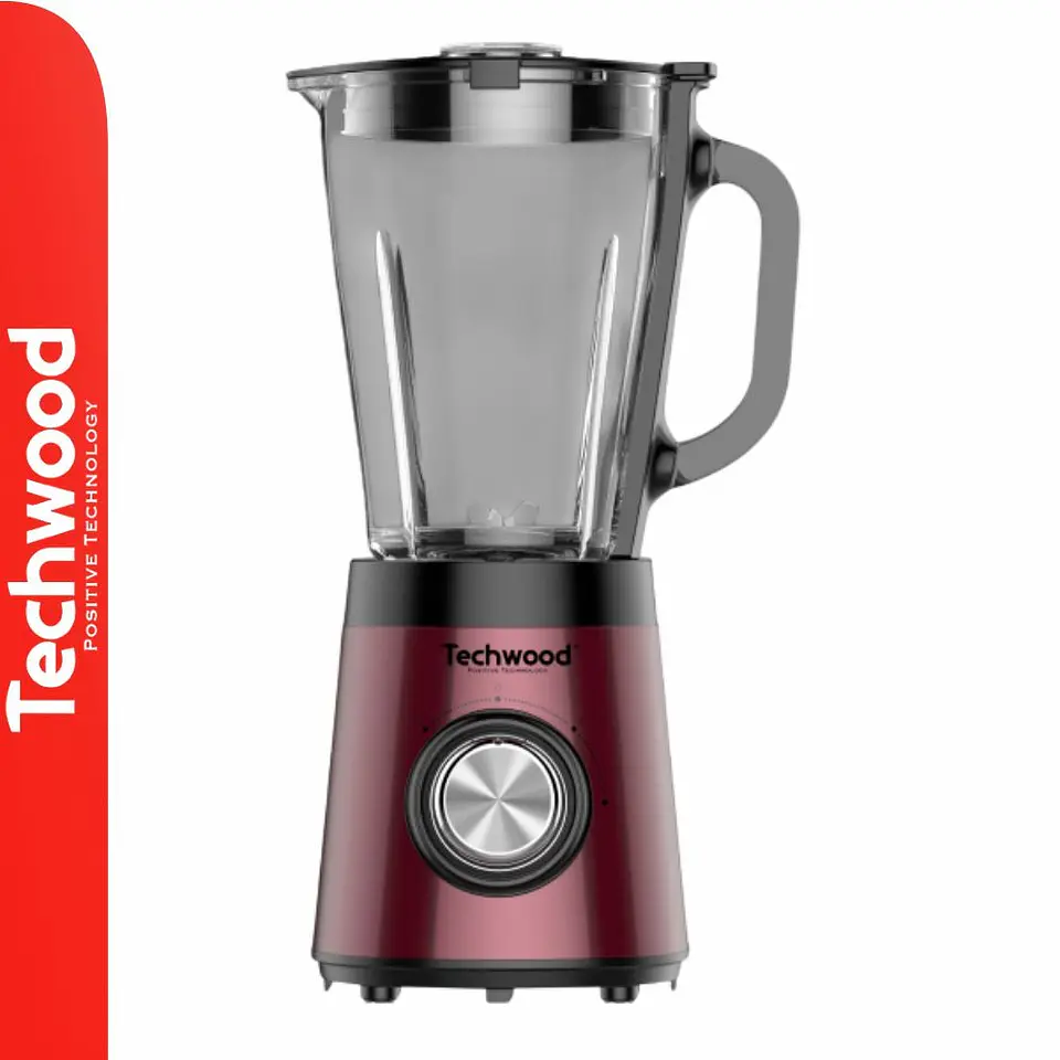 Liquidificador Inox 500W 1.5L C/ Copo Vidro TECHWOOD 1