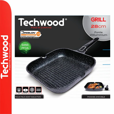 Grelhador Antiaderente 28x28cm Ménage TECHWOOD