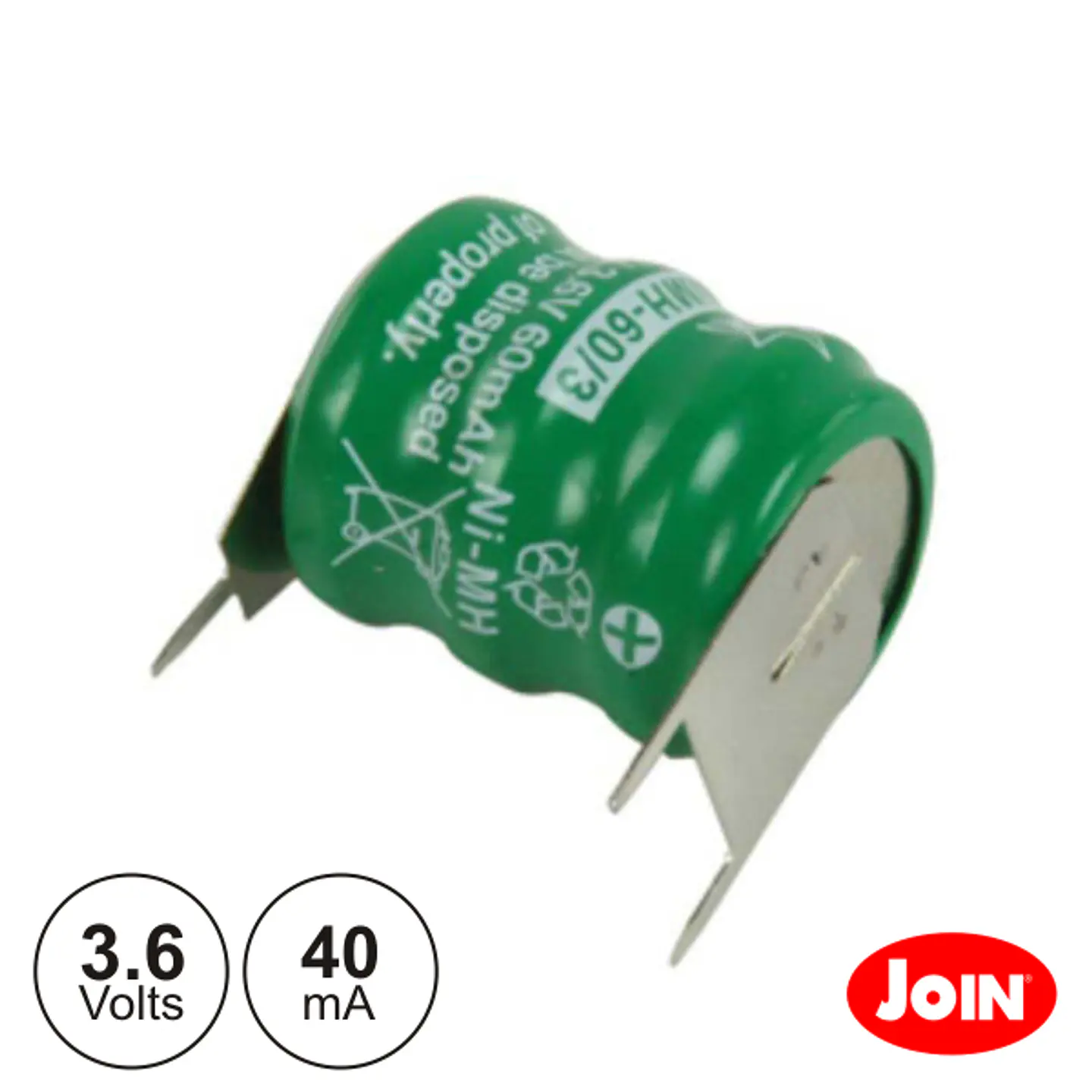 BATERIA NI-MH 3.6V 40MA JOIN 1