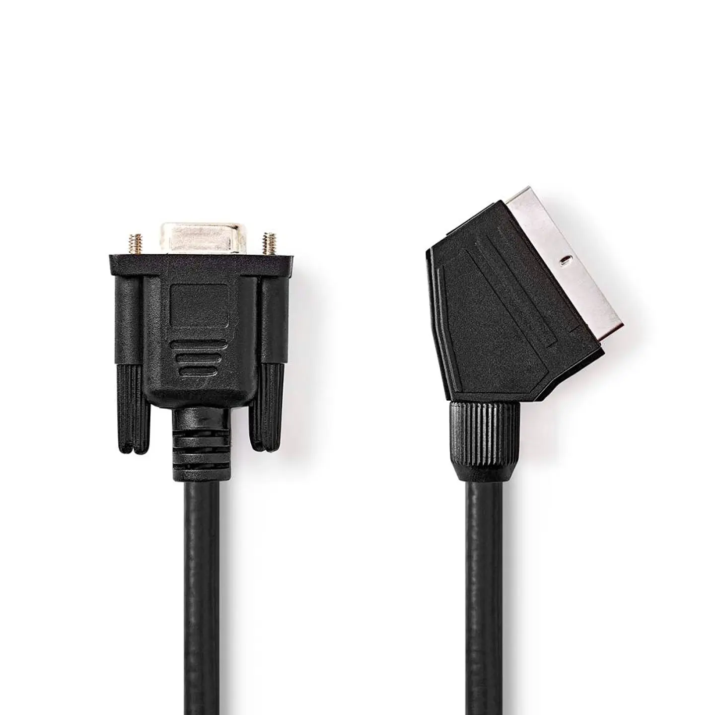 Cabo SCART Macho / VGA Fêmea 2m Preto 1