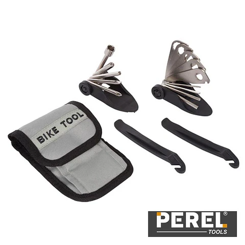 CONJUNTO DE FERRAMENTAS P/ BICICLETA C/ BOLSA PARA CINTURA