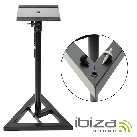 Suporte P/ Colunas Preto 20kg IBIZA