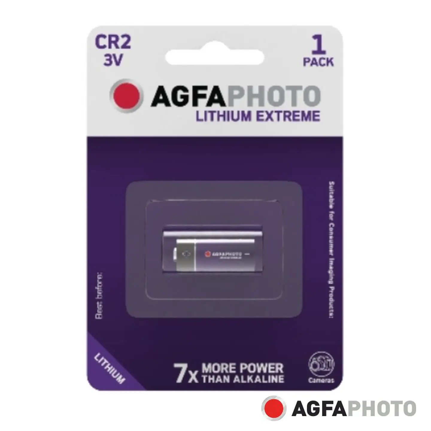 Pilha Lithium CR2 3V 1x Blister AGFAPHOTO 1