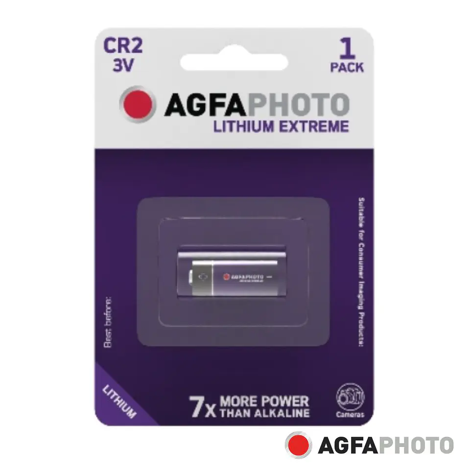 Pilha Lithium CR2 3V 1x Blister AGFAPHOTO 1