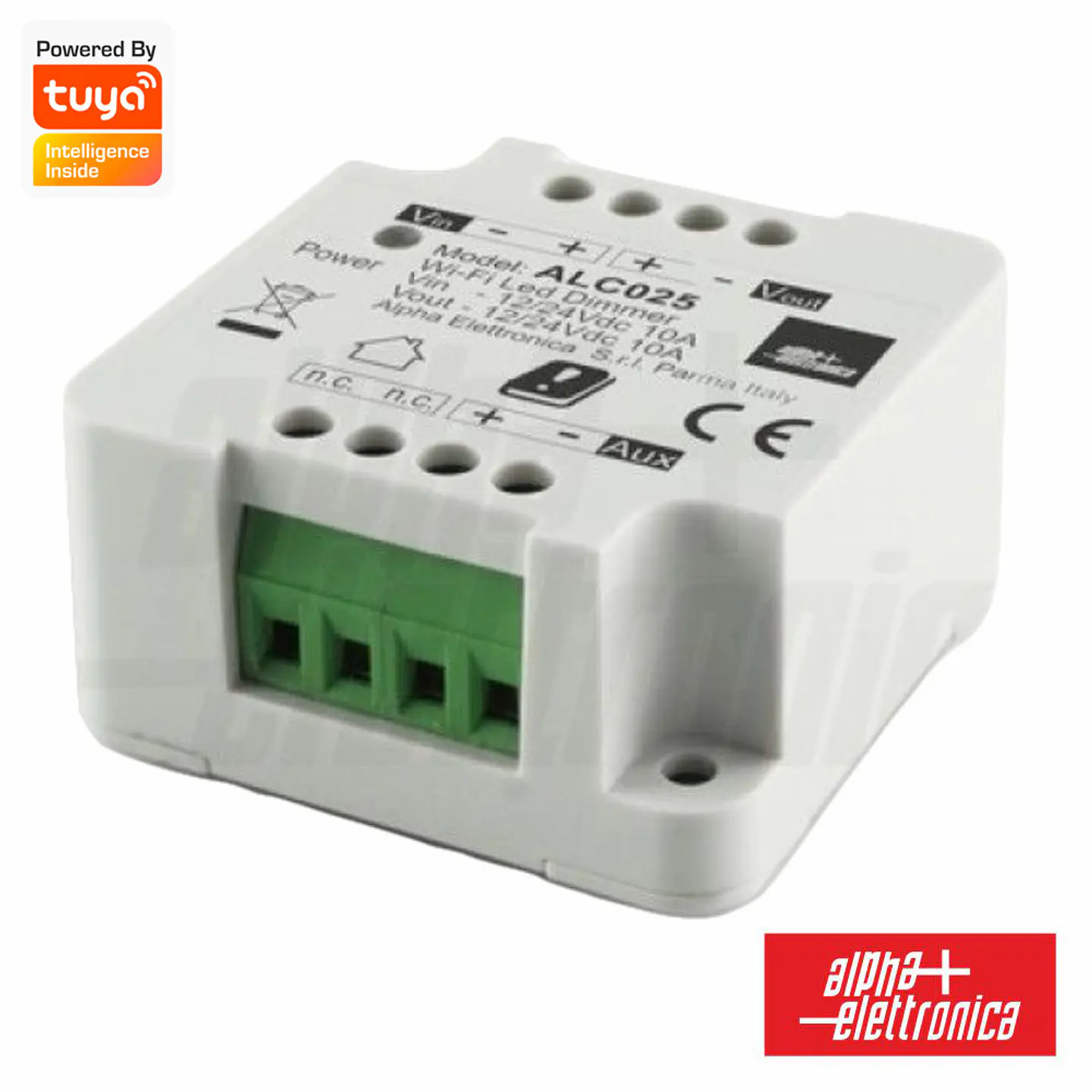 Controlador P/ Fita LEDS Monocor 12/24V WiFi TUYA 1