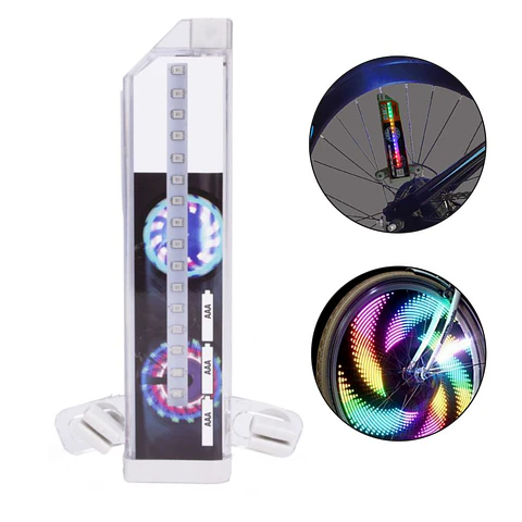 Fita LED P/ Bicicleta C/ 16 Padrões