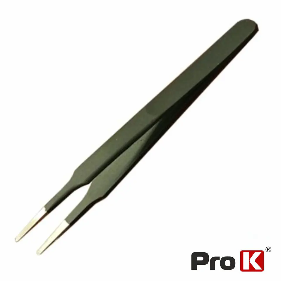 PINÇA ANTI ESTÁTICA 120MM ANGULAR PROK 1