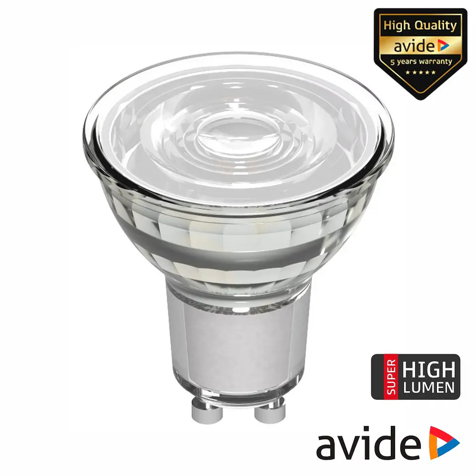 Lâmpada LED GU10 Spot 36º 2.5W 230V 3000K 345lm AVIDE 1