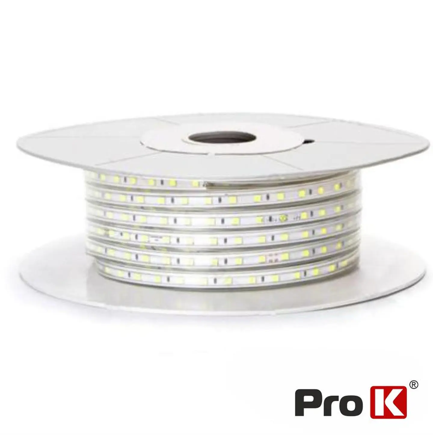 FITA 3000 LEDS 5050 IMPERMEÁVEL Verde 220V 50m PROK 1