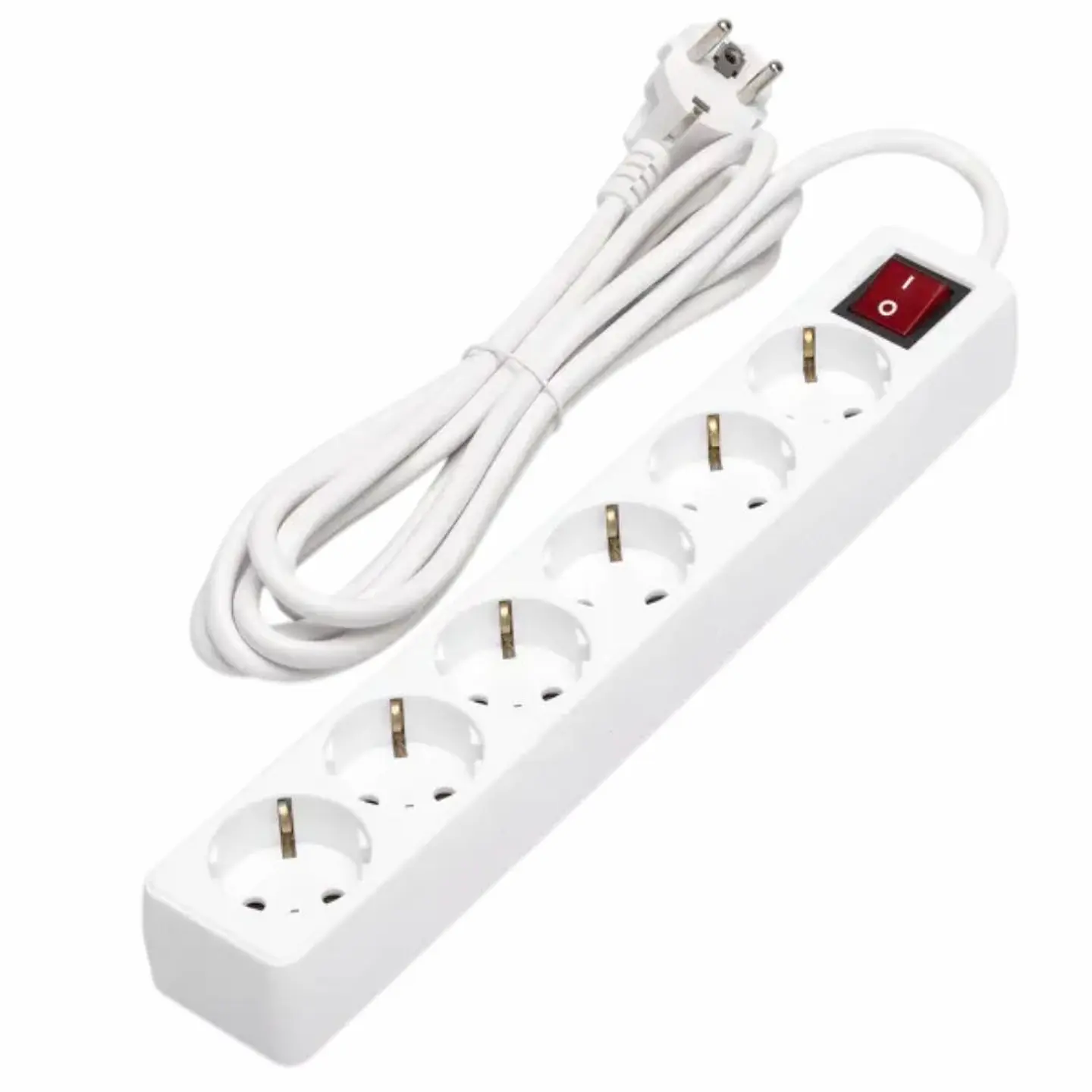 TOMADA ELÉTRICA C/ 6 SAÍDAS INTERRUPTOR 3M 1