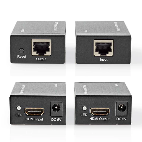 Extensor de Sinal HDMI Via RJ45 CAT5e/6