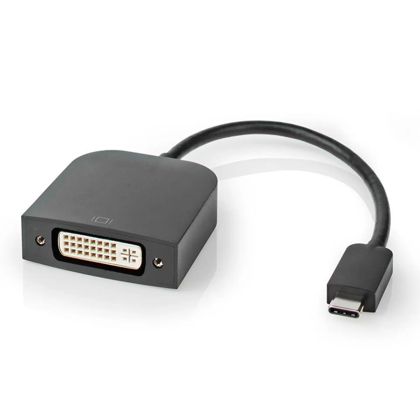 Adaptador USB-C Macho / DVI-D 24+1 Fêmea Preto NEDIS 1