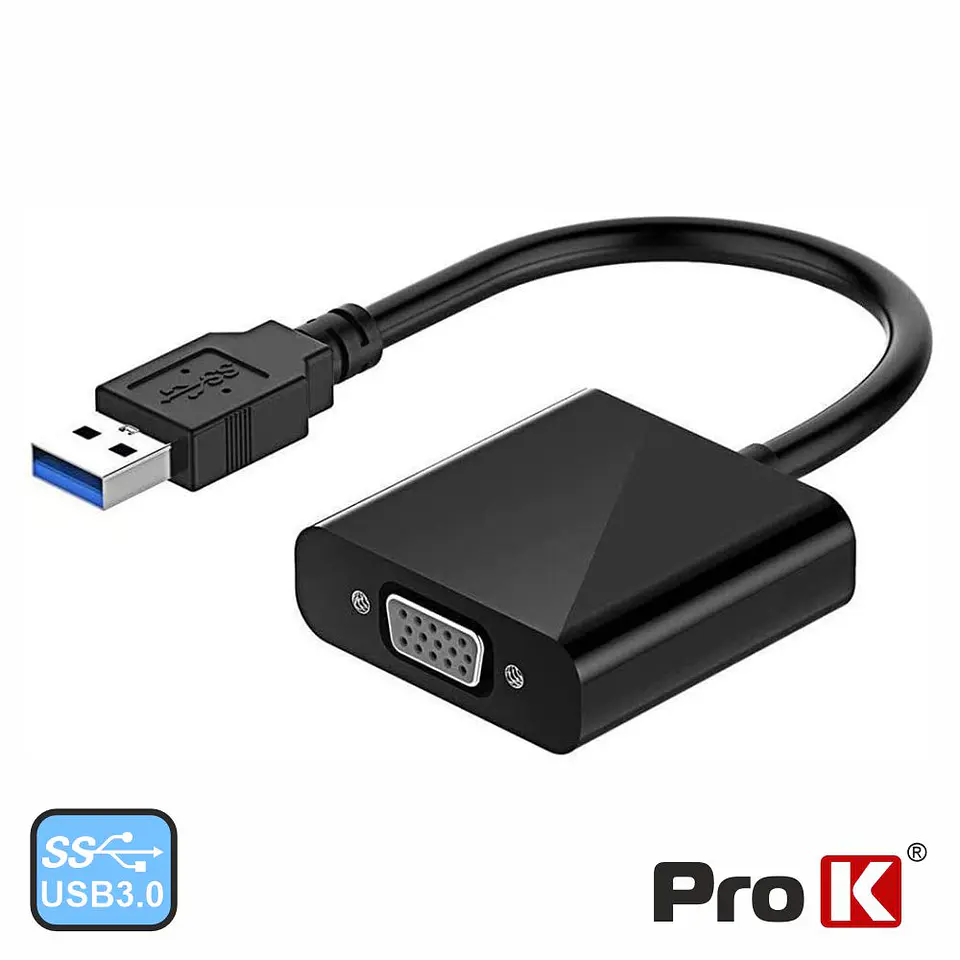 ADAPTADOR USB3.0 / VGA PROK 1