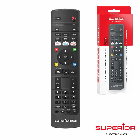 Comando TV Programável 2:1 CLEVER SUPERIOR