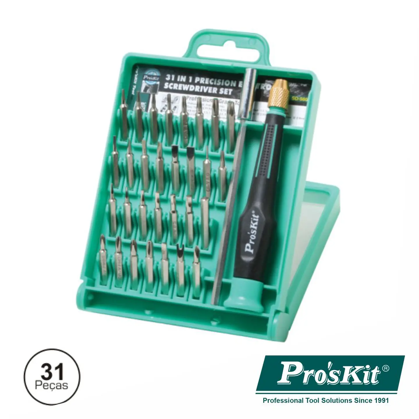 CONJUNTO DE CHAVE C/ 30 BITS E EXTENSOR PROSKIT 1