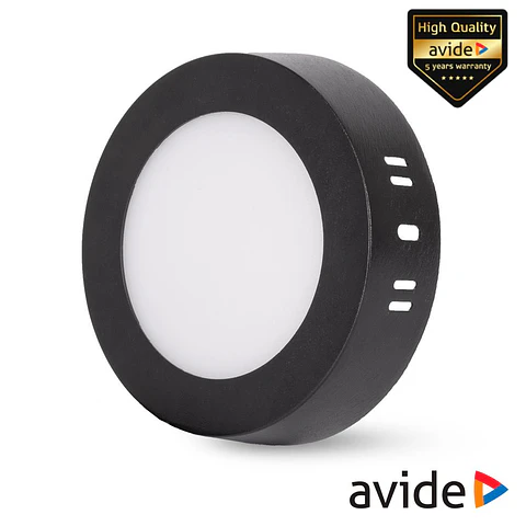 Painel LEDs Redondo Superfície CCT 6W 132mm 420lm AVIDE