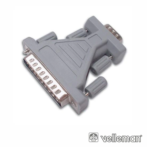 FICHA ADAPTADORA D-SUB 9P FÊMEA / D-SUB 25P MACHO