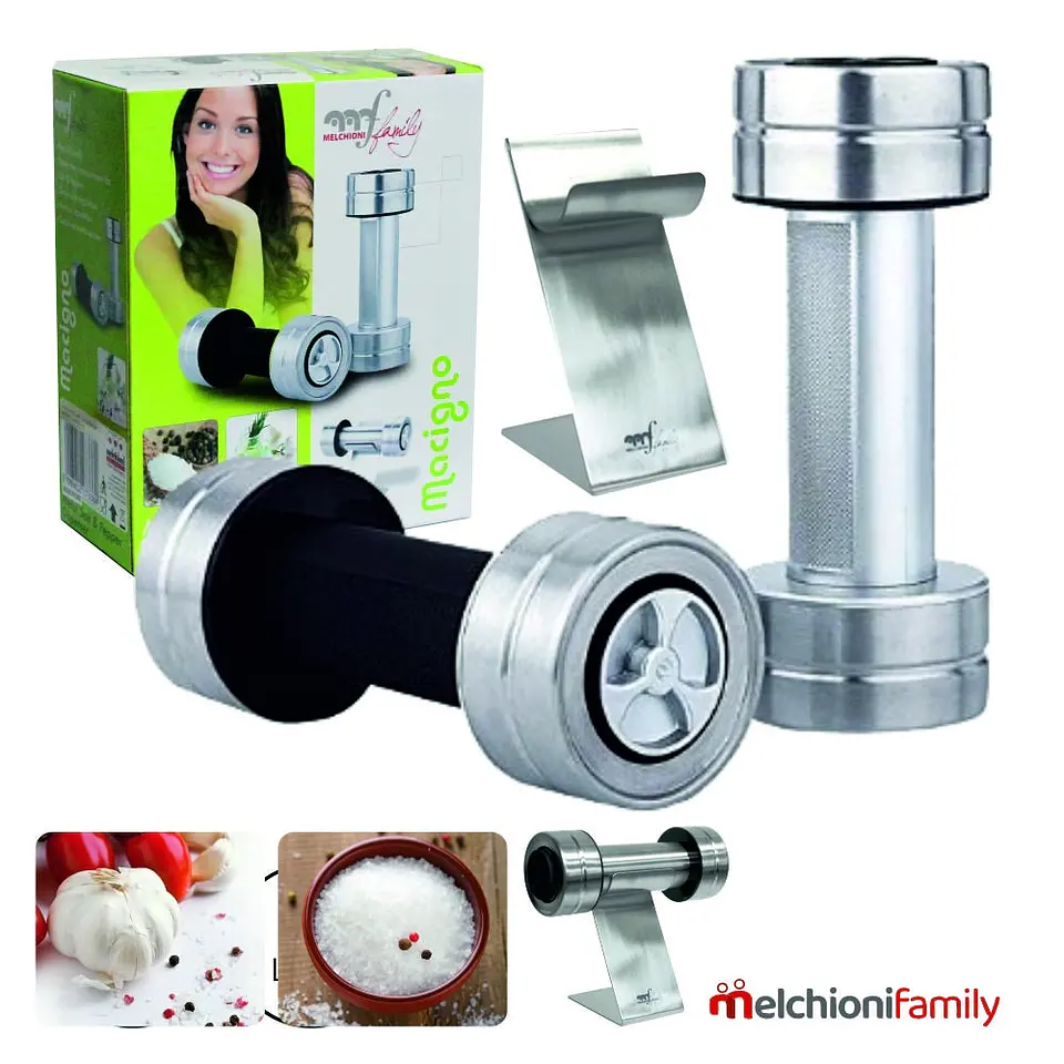MOINHO DUPLO SALEIRO E PIMENTEIRO C/ BASE MFAMILY 1