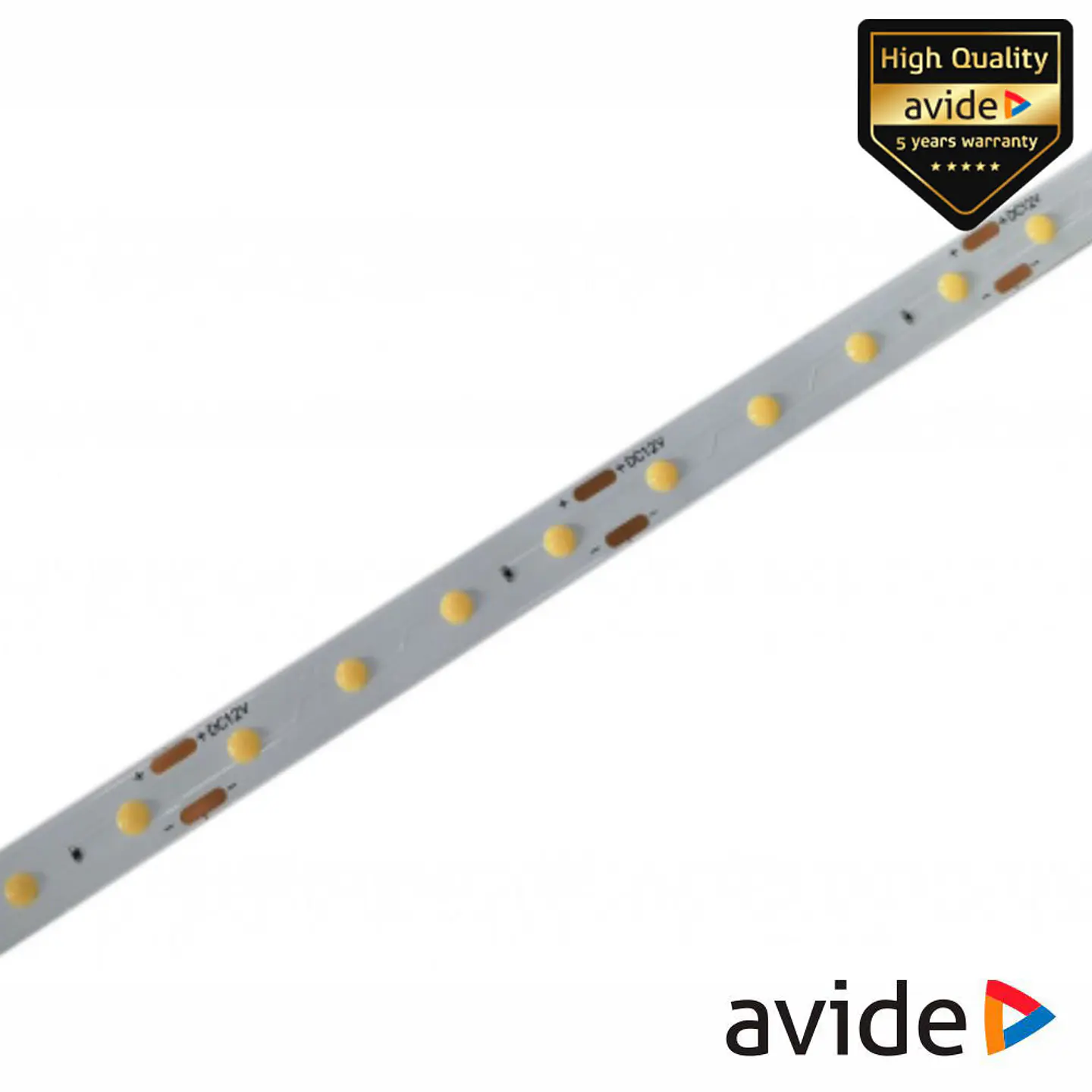 Fita 400 LEDS D-COB 4000K 12V 8W/m 5m IP44 AVIDE 1
