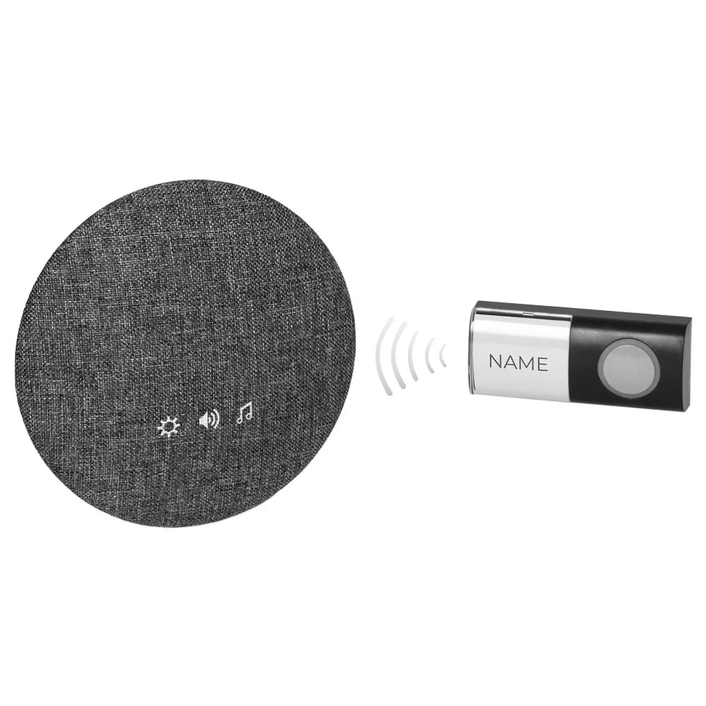 Campainha S/ Fios C/ 1 Receptor 3xAA 200m VIRONE 1