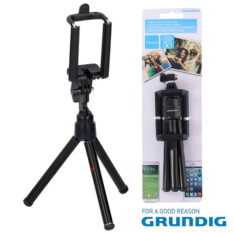 TRIPÉ UNIVERSAL P/ SMARTPHONE GRUNDIG