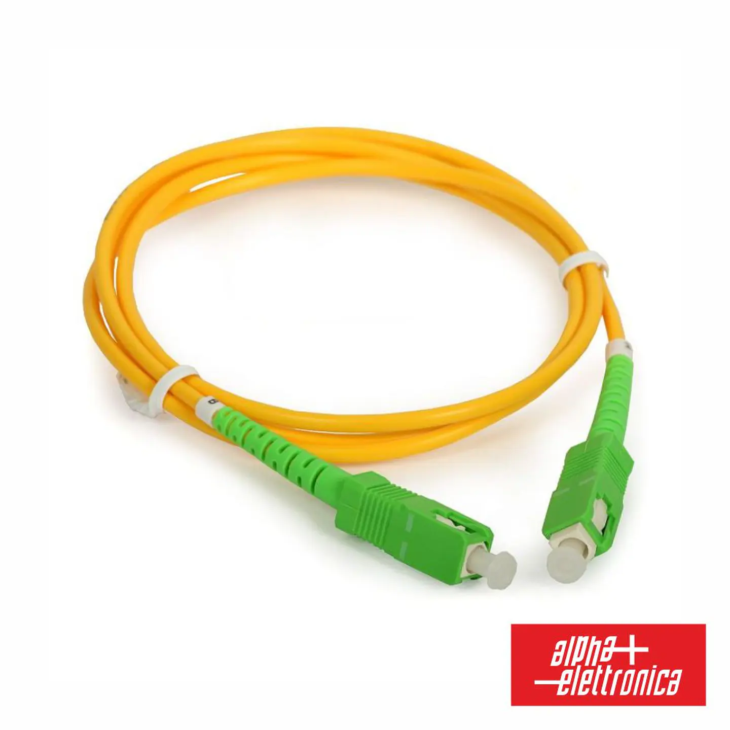 Cabo Fibra Óptica Monomodo ST-APC P/ ST-APC 9/125 OS2 1M 1