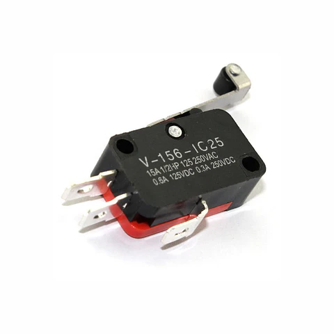 Comutador Micro Switch 15A C/ Patilha e Rodízio