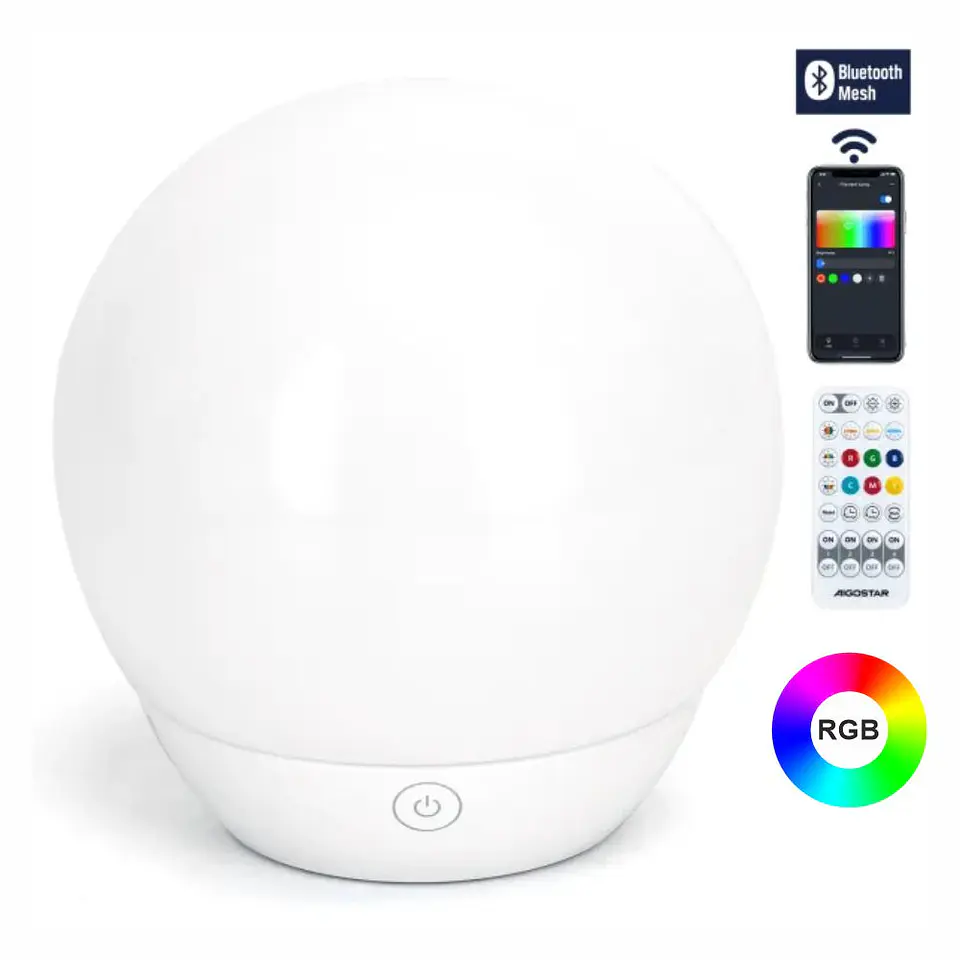 Luz De Pesença IP20 Bluetooth 5.5W RGB+CCT 1