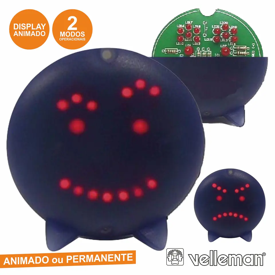 KIT DISPLAY LEDS ANIMADOS ELECTRONICO VELLEMAN 1