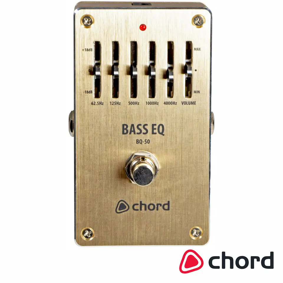 Pedal Equalizador 5 Bandas P/ Baixo CHORD 1