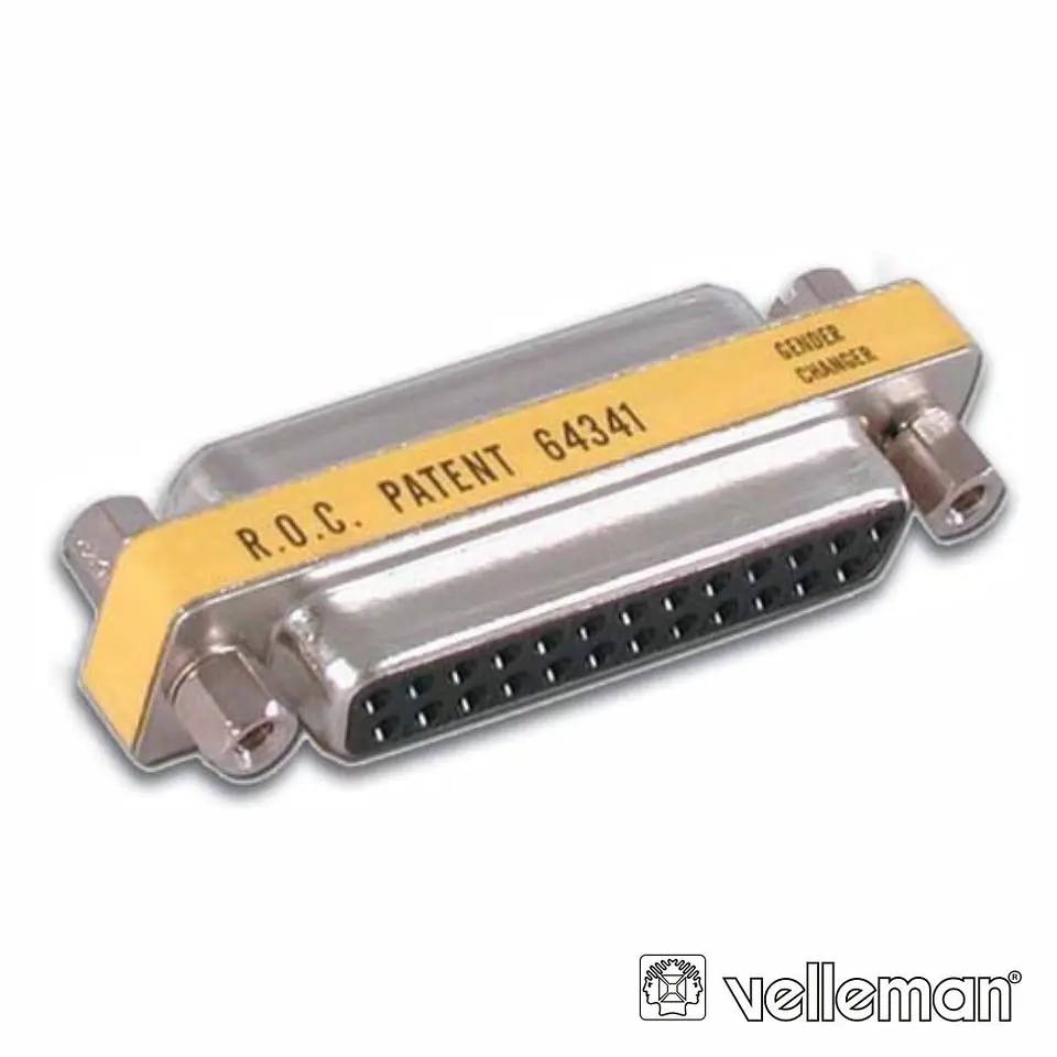 FICHA ADAPTADORA D FÊMEA 25P / FÊMEA  25P VELLEMAN 1