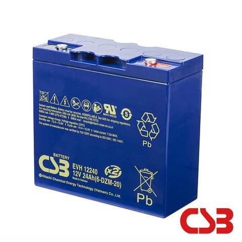 Bateria De Chumbo AGM 12V 24Ah