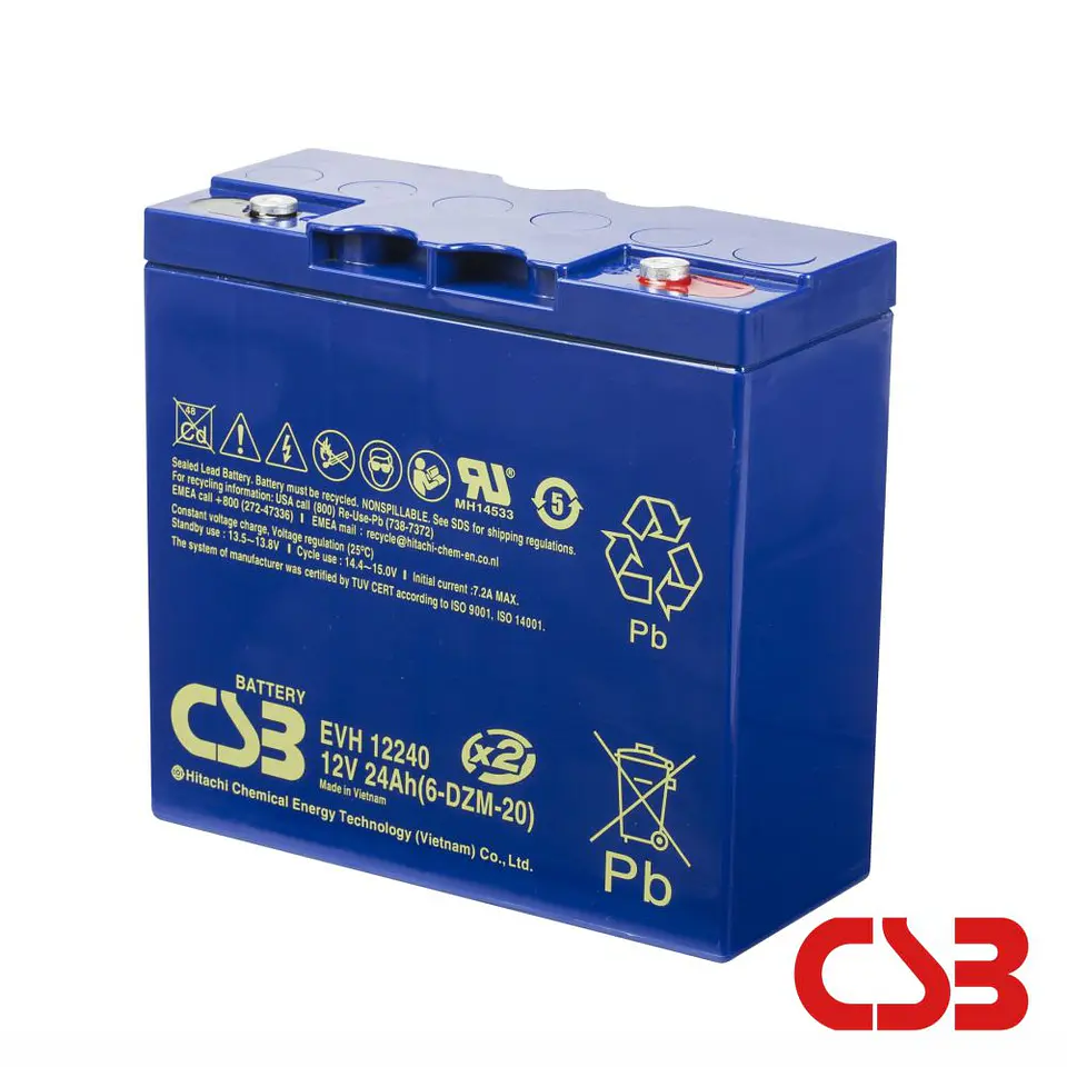 Bateria De Chumbo AGM 12V 24Ah 1
