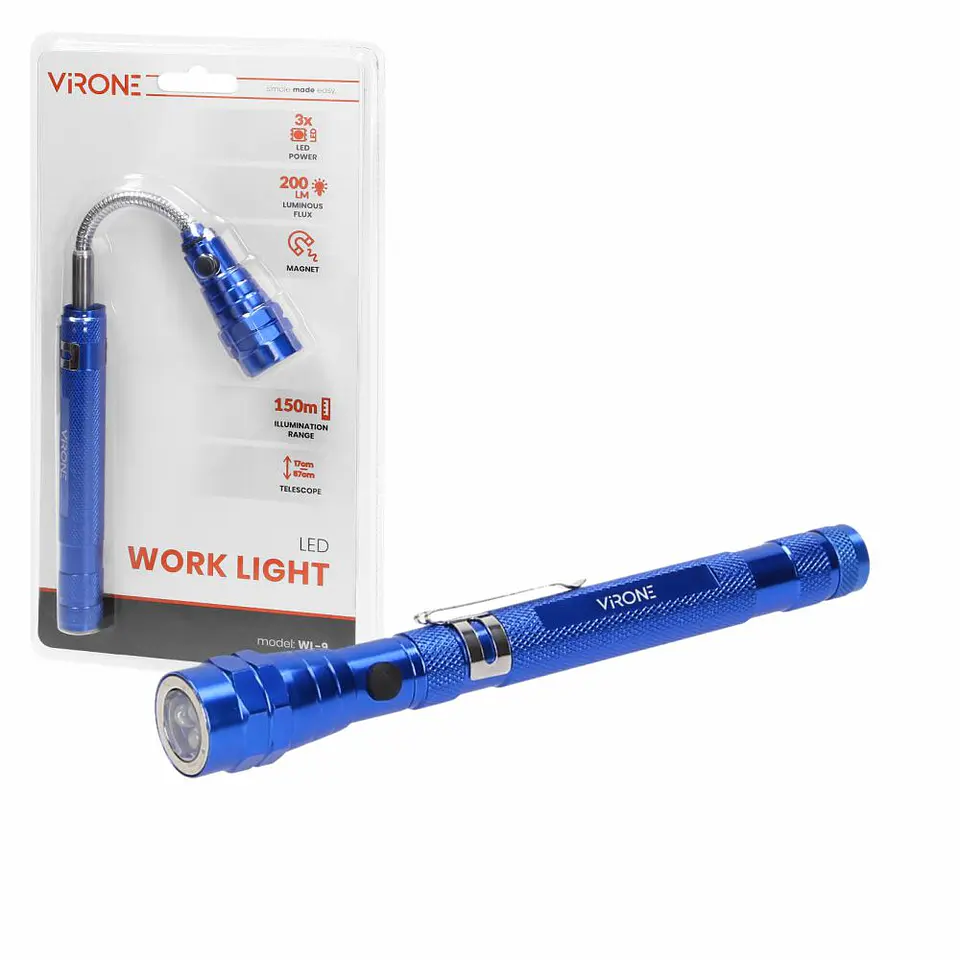 Lanterna LEDS Extensível Magnética Flexível VIRONE 1