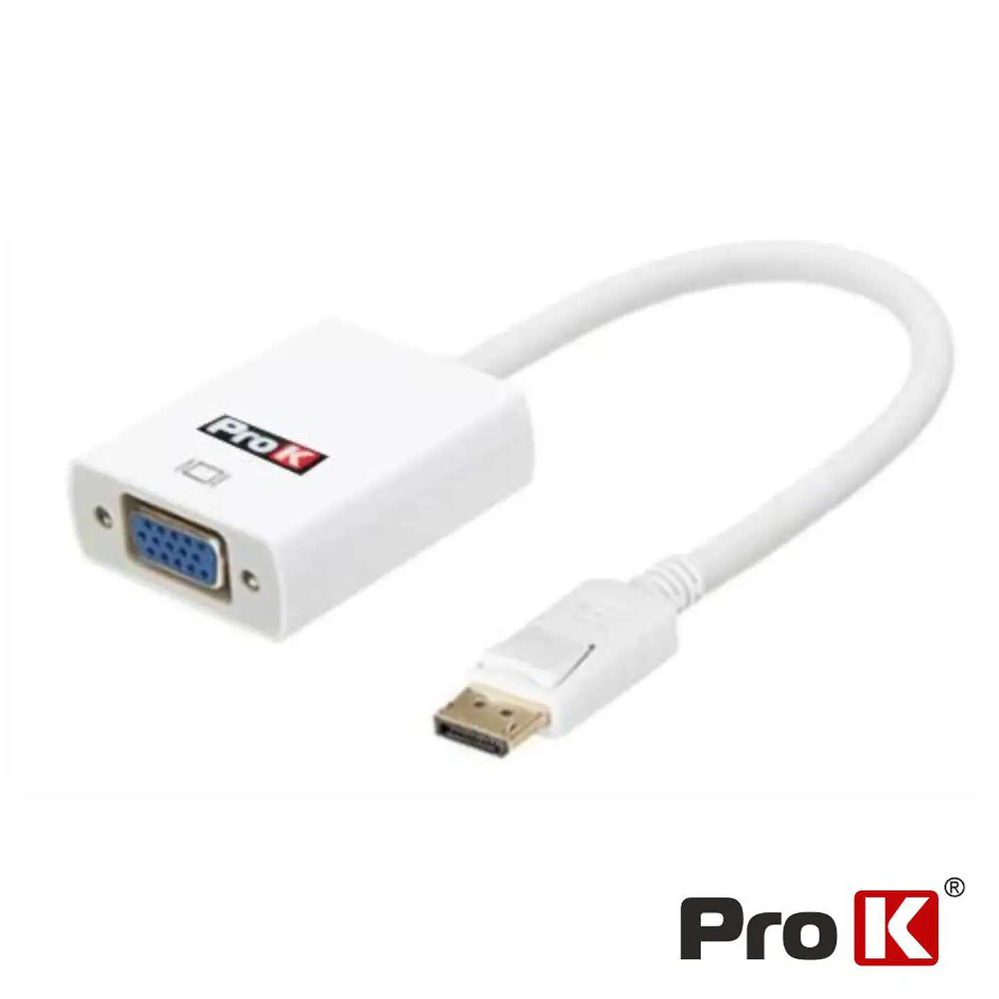 Cabo Displayport Macho / VGA Fêmea PROK 1