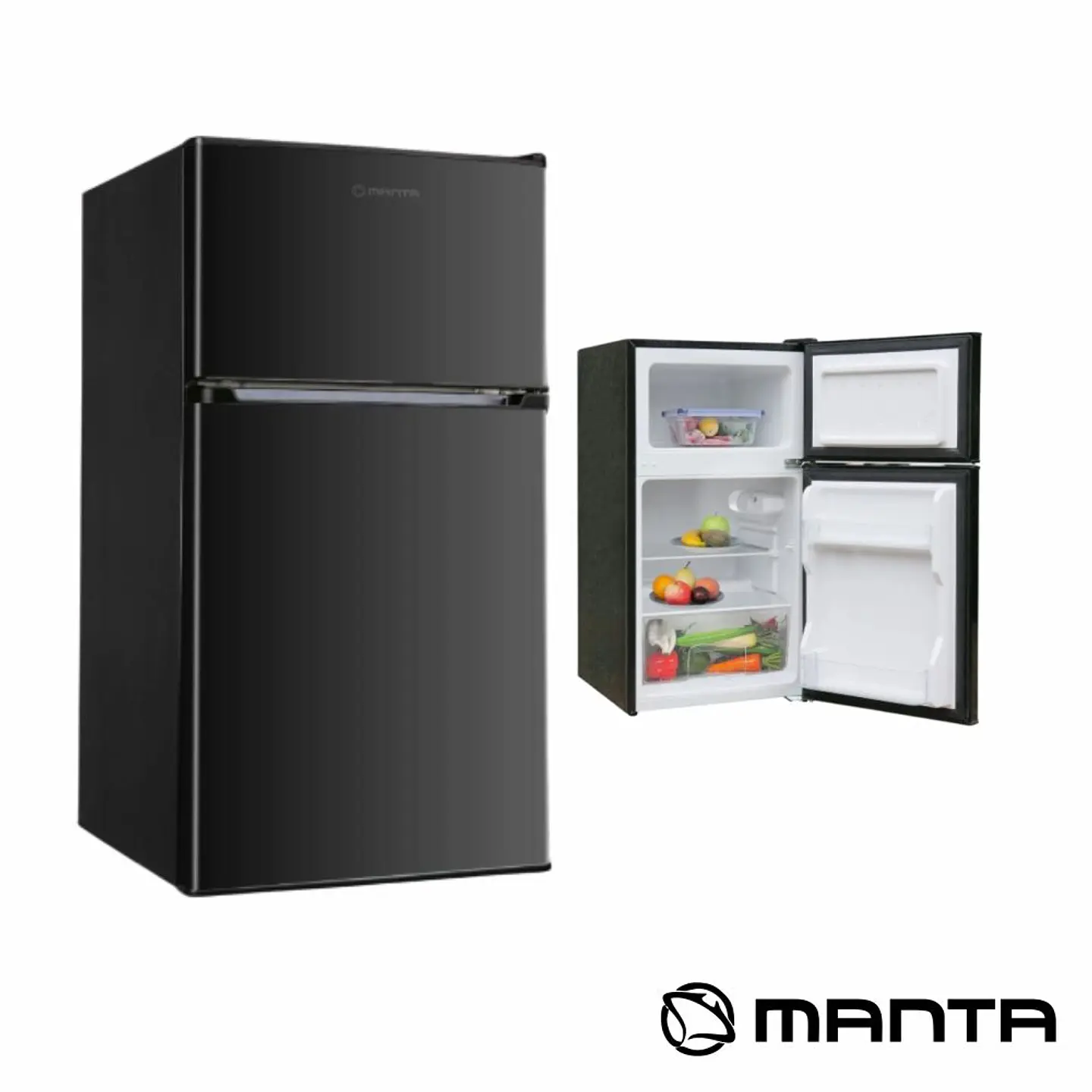 Frigorífico C/ Compressor 88L Preto MANTA 1