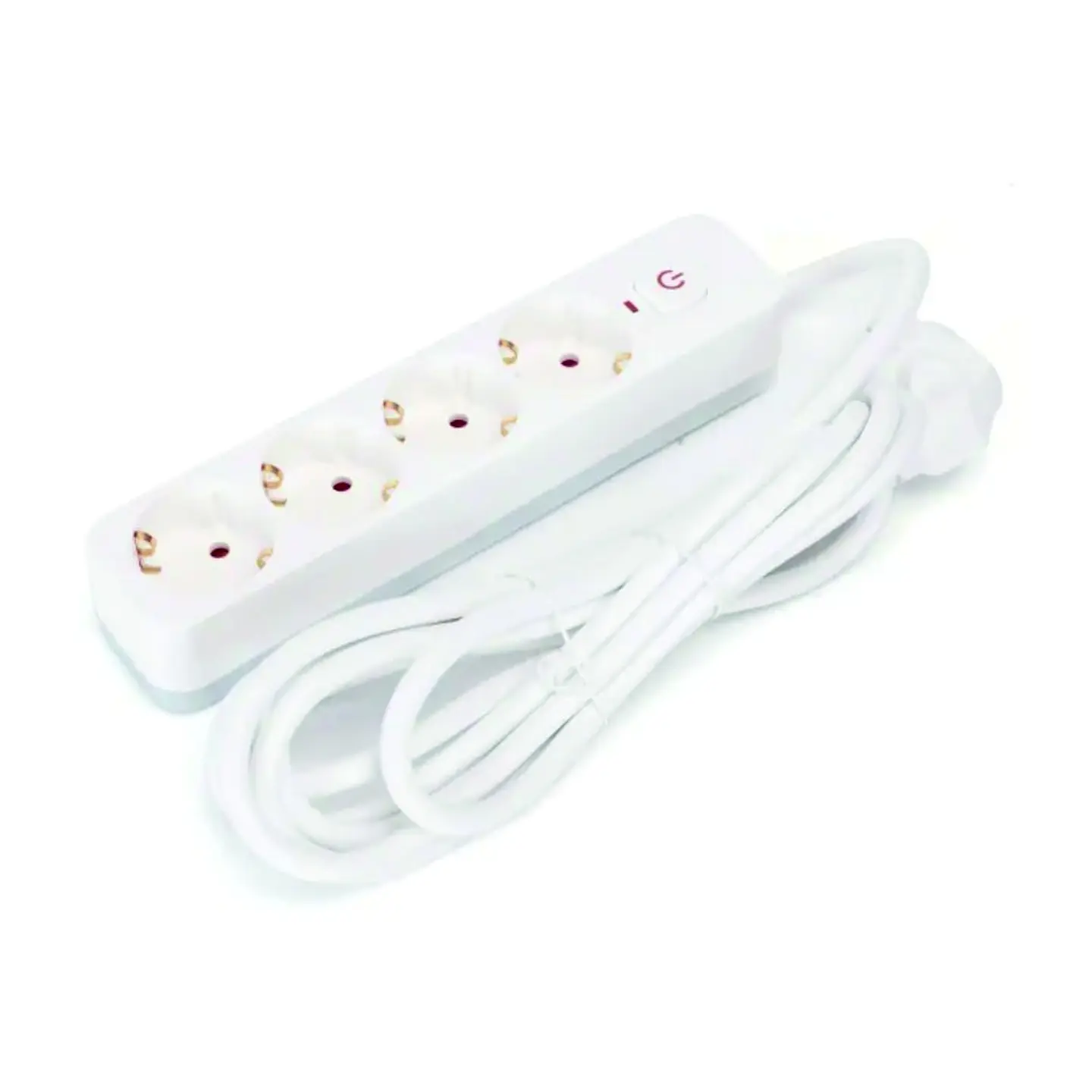 Extensão Elétrica 4x Schuko C/ Interruptor 3m 3G1.5 1