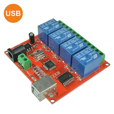 MÓDULO RELÉS USB 4 CANAIS 12V