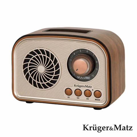 Rádio Portátil FM/BT/AUX/SD KRUGERMATZ