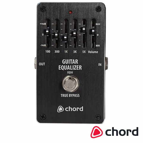 Pedal Equalizador 5 Bandas P/ Guitarra CHORD