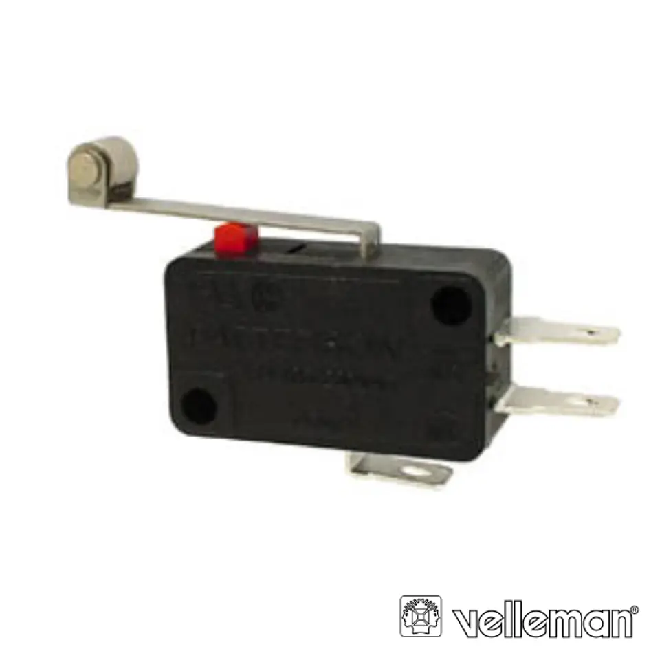 COMUTADOR MICROSWITCH 12A PATILHA GRANDE C/ RODIZIO VELLEMAN 1