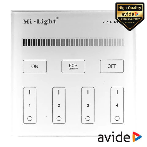 Interruptor de Parede Tátil P/ Fita LEDS 12V Monocor AVIDE