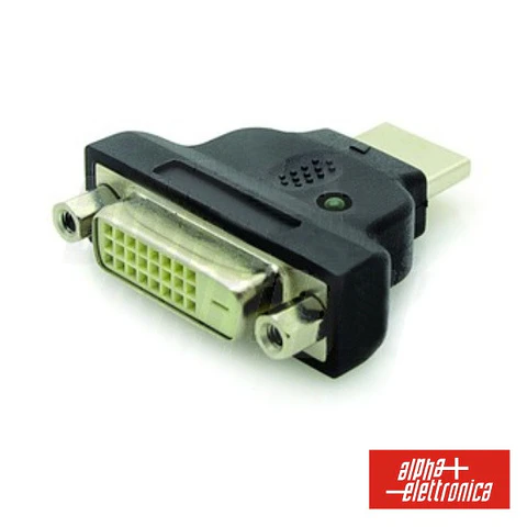 FICHA ADAPTADORA DVI-D DUAL LINK FÊMEA / HDMI MACHO