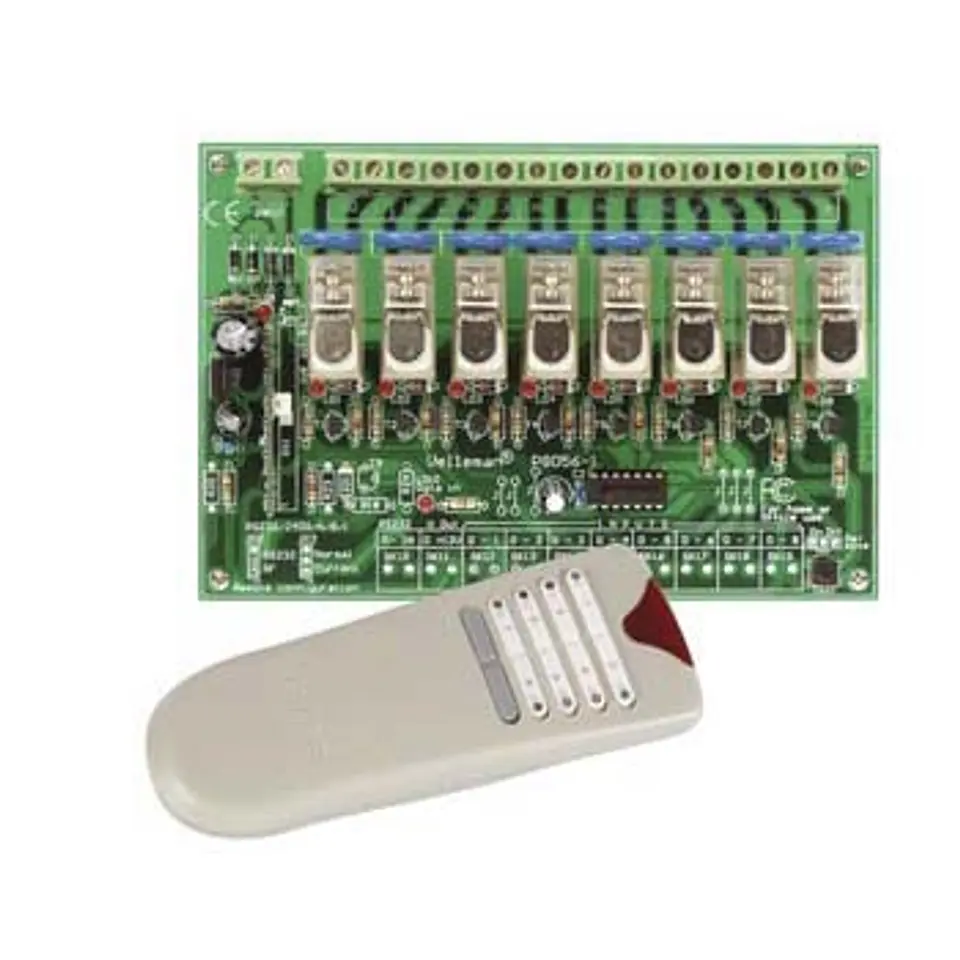 KIT DE EMISOR E RECEPTOR DE 8 CANAIS VELLEMAN 1