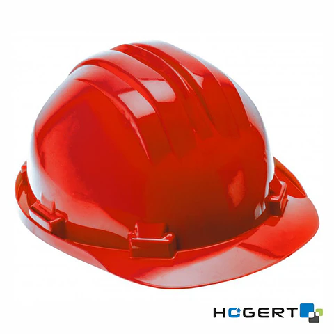 Capacete de Proteção Vermelho HOGERT