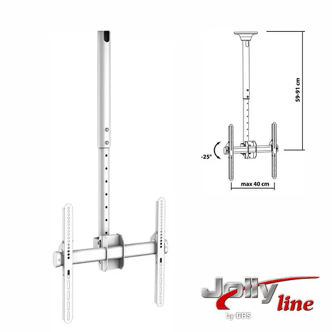 Suporte de Teto TV 32-80" 50kg